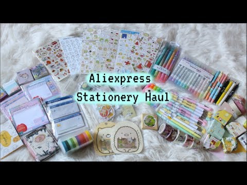 Huge Aliexpress Stationery Haul рџ Youtube