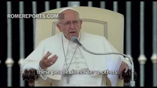 Pope at the Jubilee audience: “Whoever does not live to serve, does not serve to live”