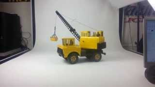 Vintage Metal Mighty Tonka Toy Crane - 1960's To 1970's