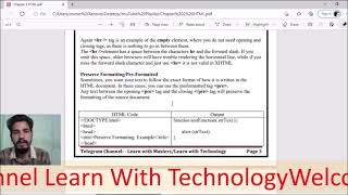 HTML basic tags Chapter 2