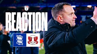 REACTION | Chris Davies | Birmingham City 2-0 Leyton Orient