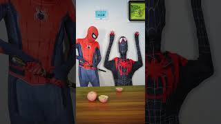 Magic sword 🗡️ Spider-Man Venom 😂 funny Spiderman apple slice TikTok video 2023 part_135 #shorts