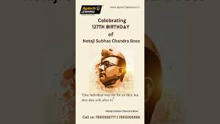 AptechLaketown Celebrates the 127th Birthday of Netaji Subhas Chandra Bose#aptechlearning #laketown