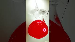 Water balloon. Slow motion 10000fps