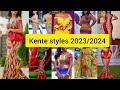 New traditional Ghanaian kente styles for engagement|Kente dress designs for ladies |African dresses