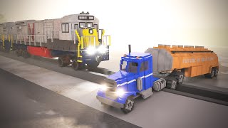 Train vs Trucks #2 | Teardown