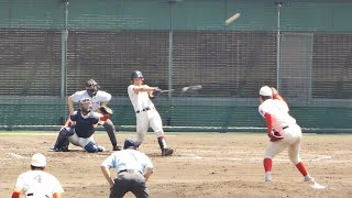 2回裏 [準決勝] 大阪桐蔭 - 智辯和歌山 2021年5月29日(土)春季近畿地区高校野球大会 4:35 宮下隼輔 タイムリー2ベースで 和 0 - 2 桐 とする 3連打目