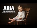 Little Girl Fine Art Portrait Photoshoot Behind the Scenes | Studio Photography in Greenville SC