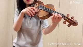 호만 213번 Hohmann Violin Schule No.224