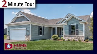 1500 Sq. Ft. Ranch Home Model Toured in Under 2-Minutes // New Construction House