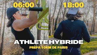 24H DANS LA VIE D'UN ATHLÈTE HYBRIDE : SÉANCE PULL \u0026 FOOTING - PRÉPARATION 10KM DE PARIS EP.6