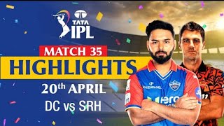 Delhi Vs Sunrisers Match Highlights | IPL 2024 | (Trending Video)