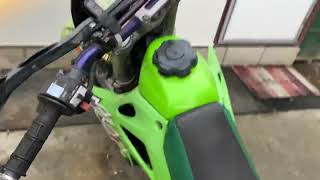 klx250 始動動画