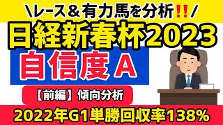 【日経新春杯2023】ガイヤフォース始動戦！前編・レース分析！【競馬予想】