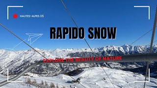 Rapido au ski à serre chevalier ! ⛷ Go pro 360 !