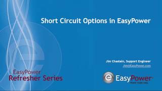 Short Circuit Options in EasyPower