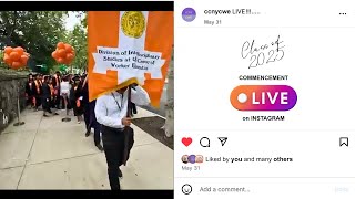 IG Live COMPILATION - Class of 2025 Commencement