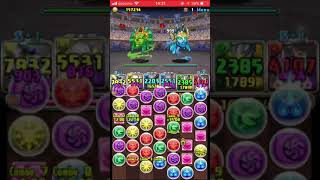 【パズドラ】裏闘技 ソロ ハロウィングラン×リクウ