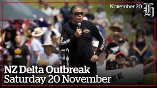 NZ Delta Outbreak | Saturday 20 November