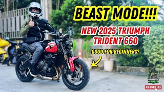 2025 TRIUMPH TRIDENT 660 Test Ride \u0026 Review | New Feature - BEAST MODE!!! | 2022 Kawasaki Z900