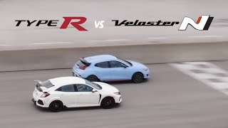 Civic Type R vs Veloster N on track review