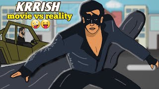 KRRISH movie vs reality | PART - 3 | HRITHIK ROSAN #krrish  || NikoLandNB