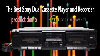 THE BEST SONY DUAL CASSETTE DECK PLAYER AND RECORDER BASIC DESIGN