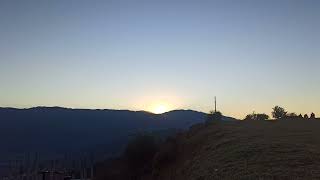 Moment of sunset from Dadeldhura