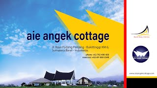 Rumah Budaya Fadli Zon di Antara Gunung Singgalang dan Gunung Merapi. aie angek cottage