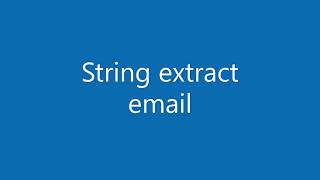 JavaScript extract email from string