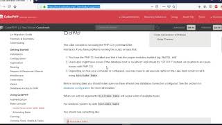 CakePHP 3.7 - Connecting database to project and scaffold initial pages