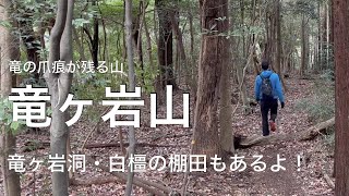 【浜松の山歩き】竜ヶ岩山(竜ヶ岩洞・白橿の棚田もあるよ！)