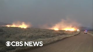 Wildfires rage in Oklahoma