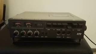 The sound of 1976 ITT 740 AV Stereo Cassette Recorder