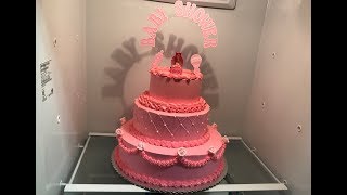 Decorando Pastel De Media Plancha Para Baby Shower Decorando Pastel De Media Plancha Para Baby Shower