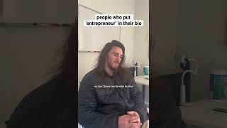 people who put ‘entrepreneur’ in their bio #shorts #comedy #funny