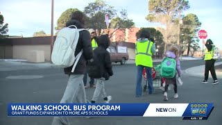 Albuquerque’s “Walking School Bus” gets federal grant, expands to more schools