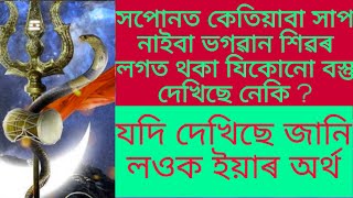 Meaning Of Dreams About Lord Shiva. By Assamese Astrology.