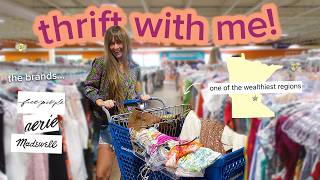 i thrifted in a RICH minnesota town 💰 but can i stick to a $20 budget?