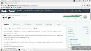 Find Digits Hacker Rank Solution in C Programming Language