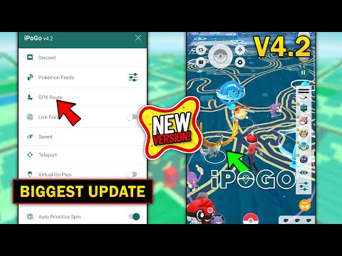 IPOGO New Mega Update Version 4.2 Anti Ban Patch Update in IPogo Latest Version With GPX Support