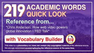 219 Academic Words Quick Look Ref from \