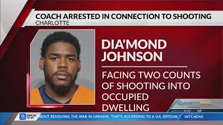 CMS coach arrested in connection to shooting into occupied property case