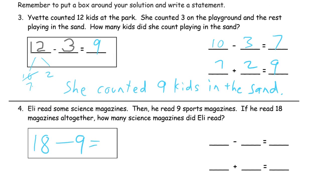 Grade 2 Module 3 Lesson 1 Hw