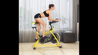 ANCHEER Indoor Cycling Bike | Belt Drive Indoor Exercise Bike With 40LBS Flywheel