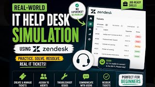 It Help Desk Simulation Zendesk Ticketing System Step By Step Real Experience For Beginners