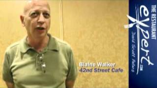 Blaine Walker, Restaurant Owner, 42nd Street Cafe