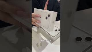 Распаковка Iphone 13 в белом цвете🔥