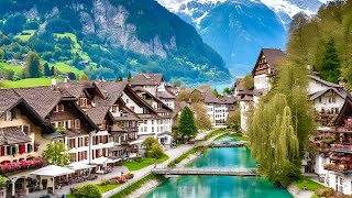 Interlaken _ Top Travel Destination In Switzerland🇨🇭Swiss Town INTERLAKEN