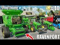 BUYING NEW HARVESTER FOR THE FARM | Ravenport #40 | Farming Simulator 22